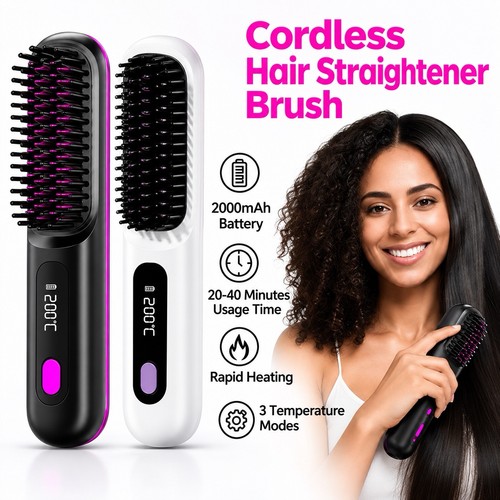 Spazzola piastra capelli senza